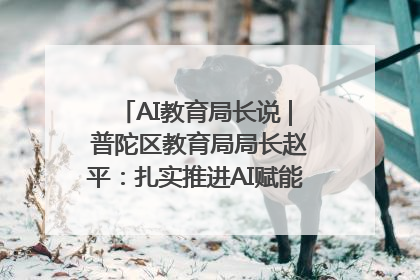 AI教育局长说 | 普陀区教育局局长赵平：扎实推进AI赋能教育，着力打造“适合教育”新体系